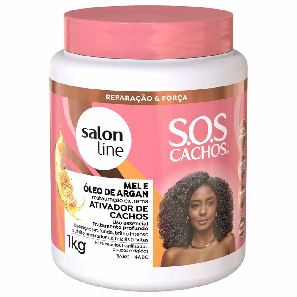 Ativador de Cachos Salon Line SOS Mel e Argan